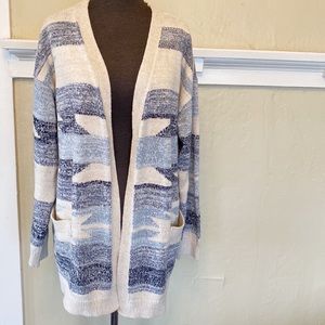 Lucky Brand Knit Long Cardigan